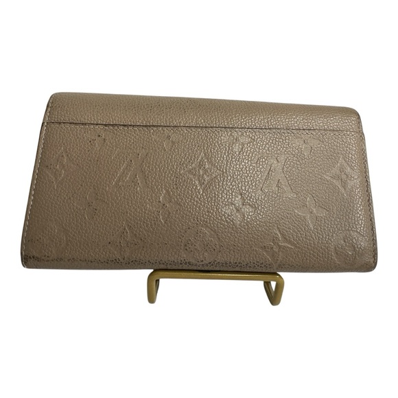 Louis Vuitton Monogram Empreinte Leather Sarah Wallet in Neutral - Picture 15 of 15